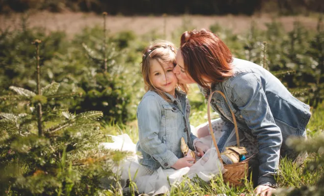 Mini séance photo pâques et printemps en Savoie et Isère en Chartreuse