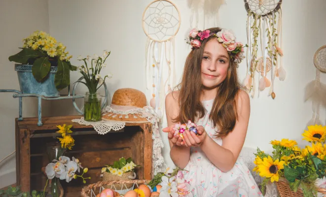 Mini séance photo pâques et printemps en Savoie et Isère en Chartreuse