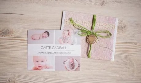 Carte cadeau pour séance avec photographe professionnel Chambéry 