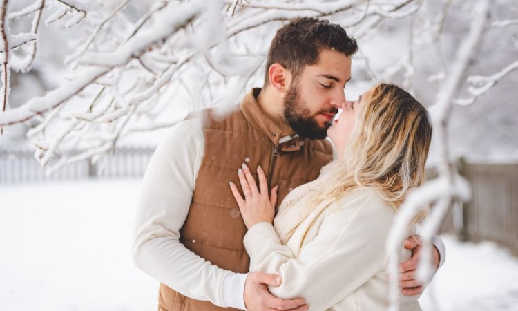 séance photo couple- neige - Ariane Castellan - photographe Savoie - Chambéry - Chartreuse