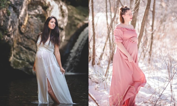 Ariane Castellan Photographe shooting robe grossesse Savoie Chambery Rhône-Alpes